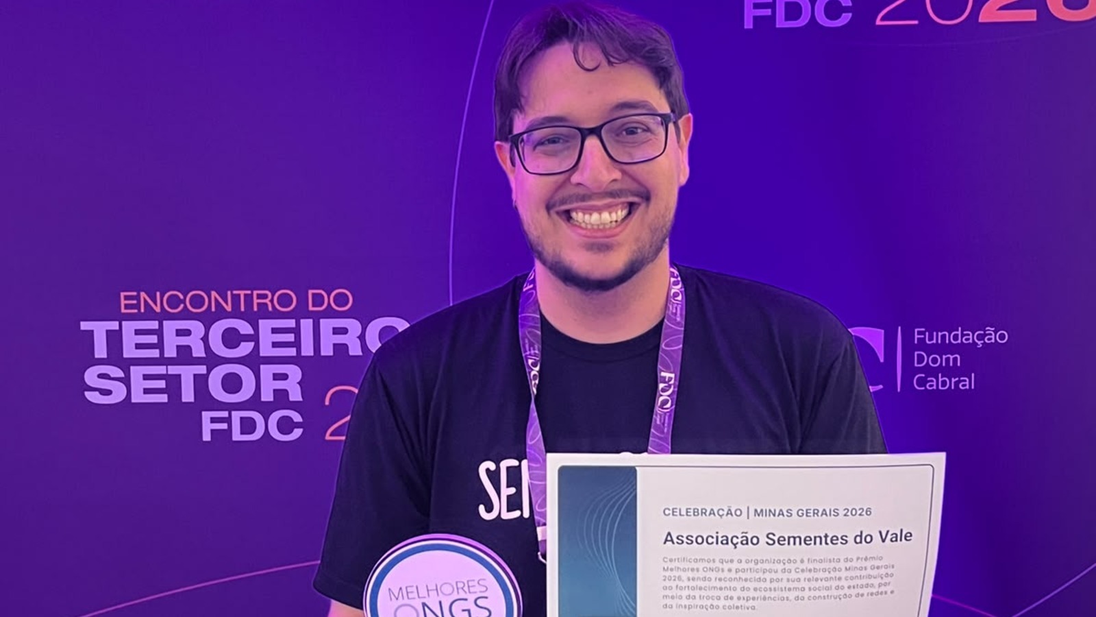 Sementes do Vale está entre as 100 melhores ONGs do Brasil em 2026